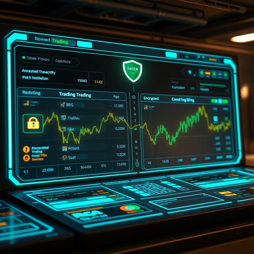 Advanced secure trading platform interface showing encrypted transactions and real-time fraud detection systems for Team Fortress 2 item trading