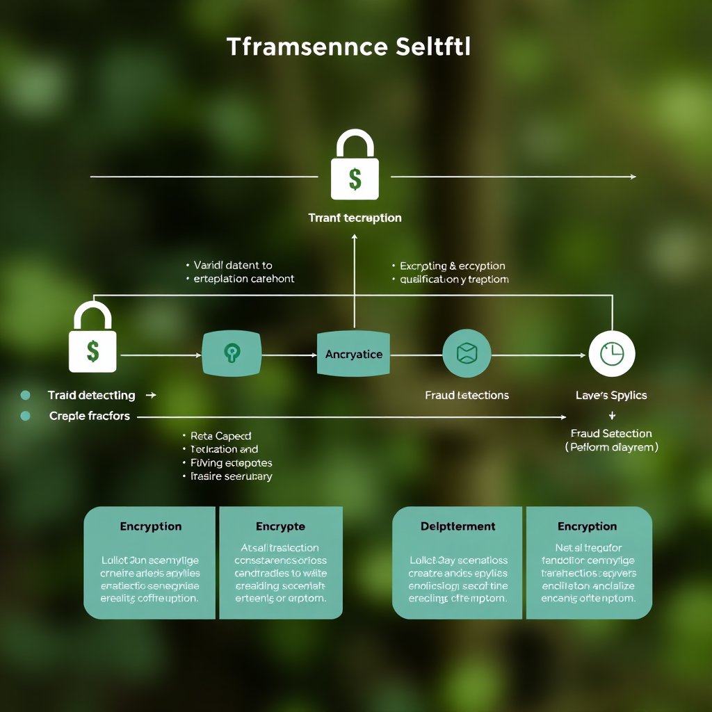 Detailed diagram showing secure transaction flow with encryption layers, verification checkpoints, and fraud detection systems for TF2 trading platform
