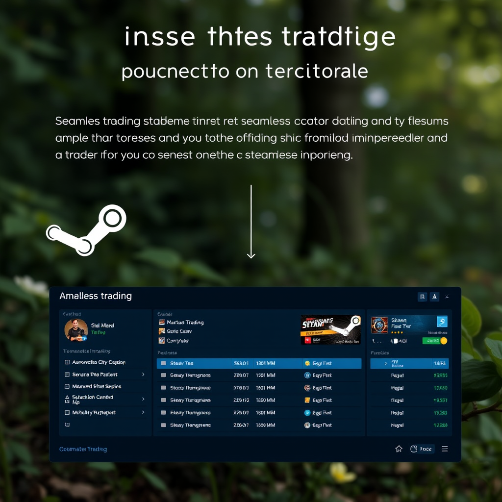 Screenshot of seamless Steam integration showing automated trading features and user-friendly interface for TF2 skin trading