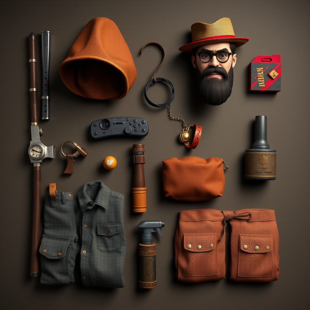 Vintage Team Fortress 2 items and classic cosmetics from early game periods